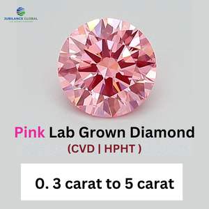 เพชรทรงกลมสำหรับปลูกในห้องทดลองสีชมพูสดใสแฟนซี1.56 CT ตัดหลวมเพชรคุณภาพสำหรับทำเครื่องประดับเพชรปลูก VS1 - Product Image 4