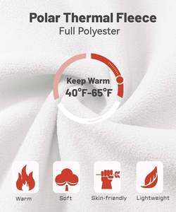 Vêtement d'extérieur en polaire polaire pour femmes en gros, pull à fermeture éclair intégrale respirant et à séchage rapide, poche décontractée, veste en polaire sherpa pour l'extérieur - Product Image 4