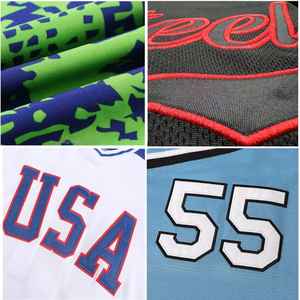 Maillots de Baseball Cheer entièrement sublimation boutons d'impression sur mesure avec des noms différents sur l'uniforme bas quantité minimale de commande prix bon marché pour les enfants - Product Image 1
