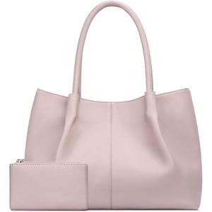 Ensemble de sacs à main pour femmes en cuir de vache véritable avec un design minimaliste, une structure durable et une pochette intérieure assortie - Product Image 5