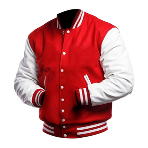 Letterman College veste de baseball pour hommes plaine 100% laine veste en gros nouveau Design Varsity veste respirante coupe-vent - Product Image 1