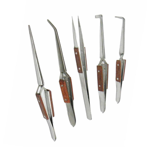 Pinzas profesionales de acero inoxidable Esd, herramienta de soldadura de placa de circuito de precisión, grado Industrial R1 - Product Image 5