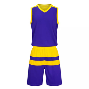 Conjunto de Uniforme de Baloncesto para Hombre Team Ready, Camiseta y Pantalones Cortos Transpirables 100% Poliéster para Uso en Verano para Equipos Escolares, Clubes y Academias - Product Image 2