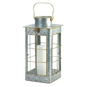 Lanterne galvanisée Qualité supérieure Fait à la main Designer Vente en gros Bougeoir Forme carrée Vente en gros Nouvelle lanterne en métal - Product Image 1