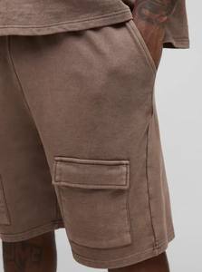 Verano en blanco hombres cordón pantalones cortos de sudor hombres logotipo personalizado marca calle Unisex grueso francés Terry algodón Casual gimnasio pantalones cortos de sudor - Product Image 5