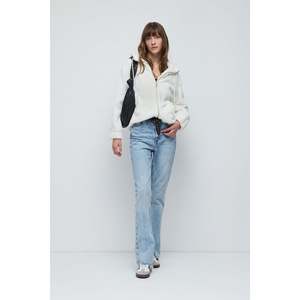 Chaqueta de Forro Polar con Cierre Blanca - Product Image 3