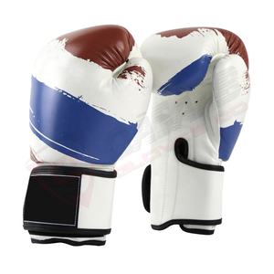 Golden-Red Winning Cowhide <b>Leather</b> Custom Logo MMA Heavy-Bag Training-Sparring Kickboxing Boxing <b>Gloves</b> - Product Image 4