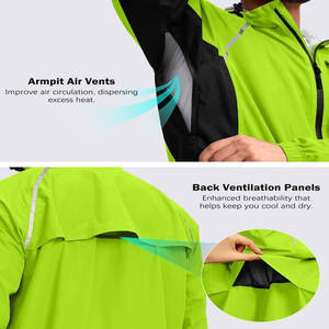 2025 New Fashion Sportswear Running <b>Lightweight</b> Outdoor <b>Jacket</b> Windbreaker Waterproof Sport Running Custom Men Windbreaker - Product Image 4