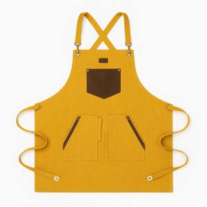 Nuevo Diseño de Moda, Delantal de Chef de Lona Resistente y Reutilizable sin Mangas, con Logotipo Personalizado en Algodón - Product Image 6