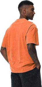 Camiseta de algodón de lavado ácido Premium elegante Retro todos los días Top camiseta de efecto descolorido de moda - Product Image 2