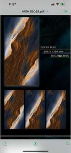 Carreaux de porcelaine modernes de style marbre 600x1200 finition émaillée et texture solide très brillante magnétique pour salon chambre à coucher - Product Image 3