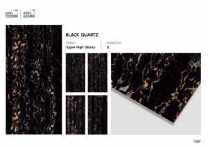 Carreaux de sol et de mur en porcelaine super noir brillant de qualité supérieure 24x48 pouces Aspect poli pour la décoration intérieure contemporaine - Product Image 5