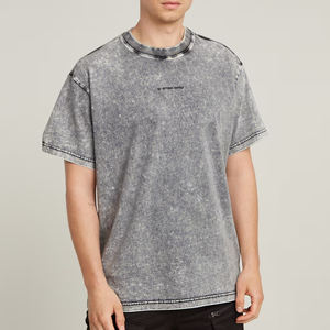 Camiseta vintage de lavado ácido para hombre con estampado de pantalla Boxy Fit de talla grande todas las formas disponibles en BD - Product Image 3