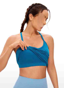 เสื้อกล้ามวิ่งออกกำลังกายสำหรับผู้หญิง ผ้าโพลีเอสเตอร์ 100% แห้งเร็ว เสื้อกล้ามโยคะฟิตเนสสำหรับผู้หญิง เสื้อกล้ามสำหรับผู้หญิง - Product Image 5