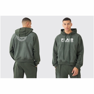 Pull à capuche surdimensionné pour homme Qualité supérieure Conception d'épaule tombante 100% Coton Brodé Perlé Techniques Haute Hiver - Product Image 1