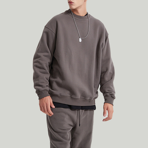 <b>Men</b> <b>s</b> Fashion Regular Fitting Long Sleeves Crew Neck Pullover Made of Pakistan 100%Cotton O Neck sweat <b>shirts</b> for <b>men</b> 2025 - Product Image 5