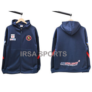 Sweats à capuche d'hiver avec impression de logo personnalisé, 100% coton, poche, taille XS, hommes et femmes, polaire, pull-over et fermeture éclair, OEM/ODM, techniques de broderie - Product Image 1