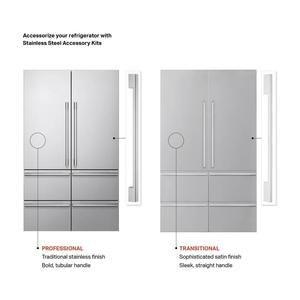 Refrigerador de Acero Inoxidable Empotrado con Puerta Francesa de 48 Pulgadas, Sin Escarcha, Eléctrico, Solar, Portátil, para Uso Doméstico, con Compresor Usado - Product Image 4