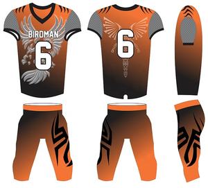 Conjunto de Camiseta de Fútbol Americano de Manga Corta con Estampado por Sublimación Personalizado, Alta Calidad, Anti-UV, Diseño y Logotipo Personalizables - Product Image 2