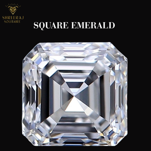 Diamantes sueltos originales de corte Asscher, 100% naturales, 0.50 quilates, color D, claridad VVS1, proveedores directos de la India. - Product Image 2