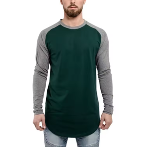 T-shirt Homme Double Couche à Manches Courtes Imprimé sur le Devant Style Américain Formel Personnalisé en Polyester/Coton Écologique et Respirant - Product Image 4