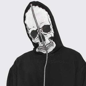 Venta caliente Hombres Full Face Zipper Hoodie Mangas largas 2025 Hombres Full Face Zipper Hoodie - Product Image 6