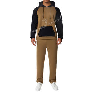 Sports de plein air personnalisé de haute qualité hommes 100% coton polaire double couleur tissu survêtement, pull à capuche, Logo personnalisé, cordon - Product Image 3