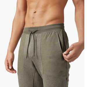 กางเกงวอร์มผ้าแคนวาสน้ำหนักเบาสำหรับผู้ชายกางเกงวิ่งออกกำลังกายแถบข้างสำหรับยิมฟิตเนส - Product Image 6