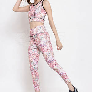 Ensembles de yoga pour femmes fabriqués en usine, best-sellers, taille élastique, vêtements de fitness, couleur et taille personnalisées - Product Image 3