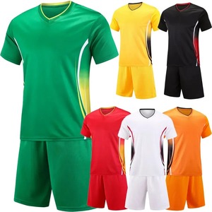 Camiseta de Fútbol de Manga Corta para Hombre, Transpirable, Chaleco Deportivo para Adultos, Camiseta de Fútbol de Verano, 100% Poliéster de Secado Rápido - Product Image 1