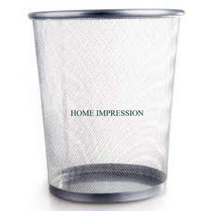 Cubo de basura y lata de almacenamiento de estaño galvanizado hecho a mano de diseño moderno Cubo de basura de cocina redondo de la más alta calidad más vendido - Product Image 5