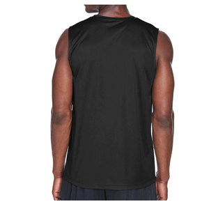 Doux soleil fané coton sans manches Gym Singlet débardeur pour hommes Muscle Fitness course athlétique chemises d'entraînement - Product Image 5
