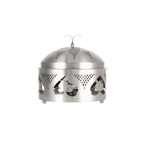 2024 dernière arrivée casserole arabe chauffe-aliments marmite avec support de conception Cuted Laser plaqué or pour l'utilisation de service alimentaire - Product Image 2