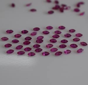 Ruby Glass Filled Marquise 2x4mm Faceted Top Quality - Loose Ruby Glass Filled Marquise Cut - Product Image 5