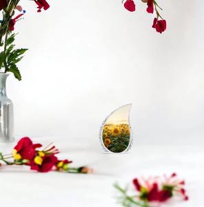Sunflower Field Teardrop Urns-Tiny Eco-Friendly Urn-American & European Style Cremation <b>Keepsakes</b> for <b>Ashes</b> - Product Image 4