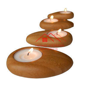 Vente chaude Dernière Conception Personnalisable À La Main En Bois Bougeoir Bougeoir Avec Prix De Gros - Product Image 3