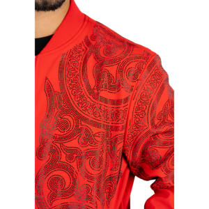 Men's Winter Bomber <b>Jacket</b> 100% Polyester Waterproof Windproof Breathable Zipper Front Plain Dyed High Street Style - Product Image 3