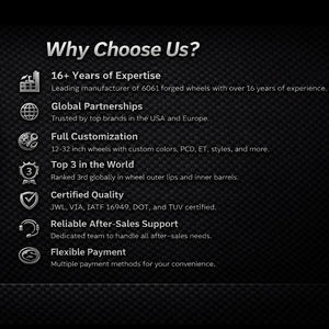 Новые кованые диски Mforged Bright 26 дюймов из сплава 6061 с глубокой полкой, 22/28/30/32 дюйма, с широким ободом, на заказ для Chevrolet Caprice Impala SS - Product Image 4