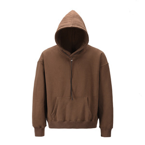 Sudaderas con capucha de talla grande unisex para hombre, sudaderas con capucha de gran tamaño de algodón 100% con logotipo personalizado sólido, envío DDP de peso pesado de alta calidad - Product Image 1