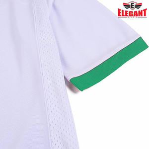 เสื้อฟุตบอลสำหรับผู้ชายเสื้อออกกำลังกายแบบ unisex เสื้อทีมสีขาวและสีเขียวคุณภาพดีที่สุด - Product Image 5