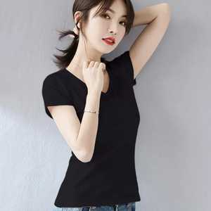 เสื้อยืดผ้าฝ้าย100% ของผู้หญิงความยาวปานกลางแขนสั้นปักลายออกแบบได้ตามต้องการไซส์ใหญ่พิเศษระบายอากาศ - Product Image 4