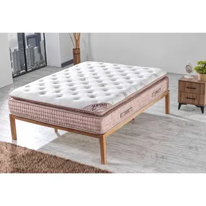 HAPPYNIGHT Colchón de Comodidad Acolchado Ortopédico Completo de Doble Bolsillo con Resortes Calidad Premium - Product Image 1