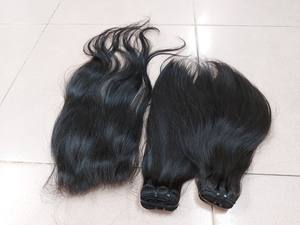 Extensions de cheveux humains bruts vierges vietnamiens 100% pour femmes pour Swiss HD Lace Natural Straight Tailles 16 pouces et plus (5x5 6x6 7x7) - Product Image 4