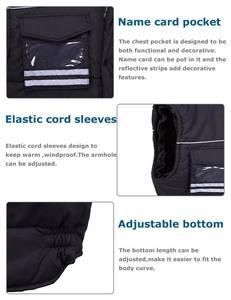 Chaqueta Acolchada sin Mangas para Hombre, Personalizada, de Lona, Ligera, Cortavientos, con Cuello Alto, Calefactable, al por Mayor - Product Image 5