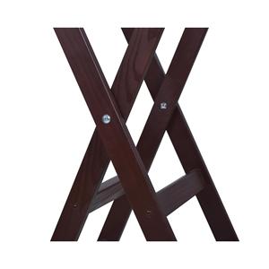 Porta valigia in legno marrone SPRUE - Product Image 4