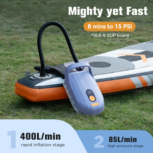ด่วนอากาศ Inflator 12โวลต์ไฟฟ้า <span class=keywords><strong>Sup</strong></span> ปั๊มไร้สายที่มีแบตเตอรี่แบบชาร์จไฟ - Product Image 5
