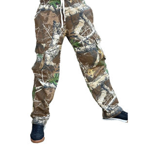 Men Camouflage Cargo Pants Casual Cotton Jogger Style <b>Trousers</b> <b>with</b> <b>Pockets</b> for Wholesale - Product Image 3