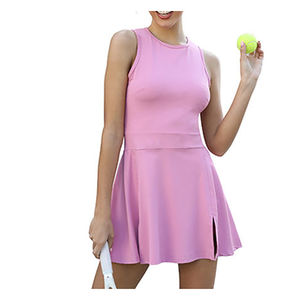 Meilleures ventes d'uniformes de tennis et de tennis de table personnalisés pour femmes, vente en gros à bas prix avec logo sur le devant et à la taille - Product Image 1