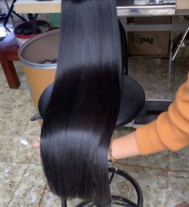 Extensiones de cabello humano liso recto de hueso vietnamita de trama única de cabello Remy de alta calidad - Product Image 5