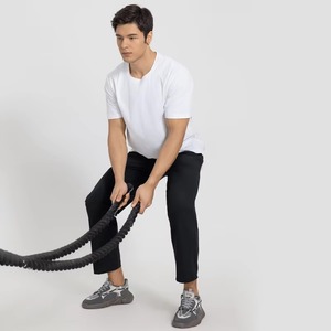 กางเกงกีฬาฤดูร้อนสำหรับผู้ชายแห้งเร็วดีไซน์ขาตรงยาวฟิตเนสกลางแจ้งและกางเกงลำลอง - Product Image 6